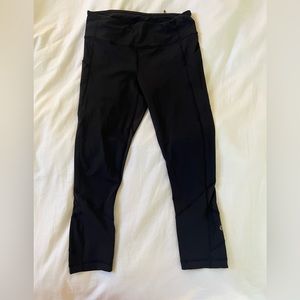 lululemon Black Align Mid-Rise Pant with Pockets 23” Sz 6